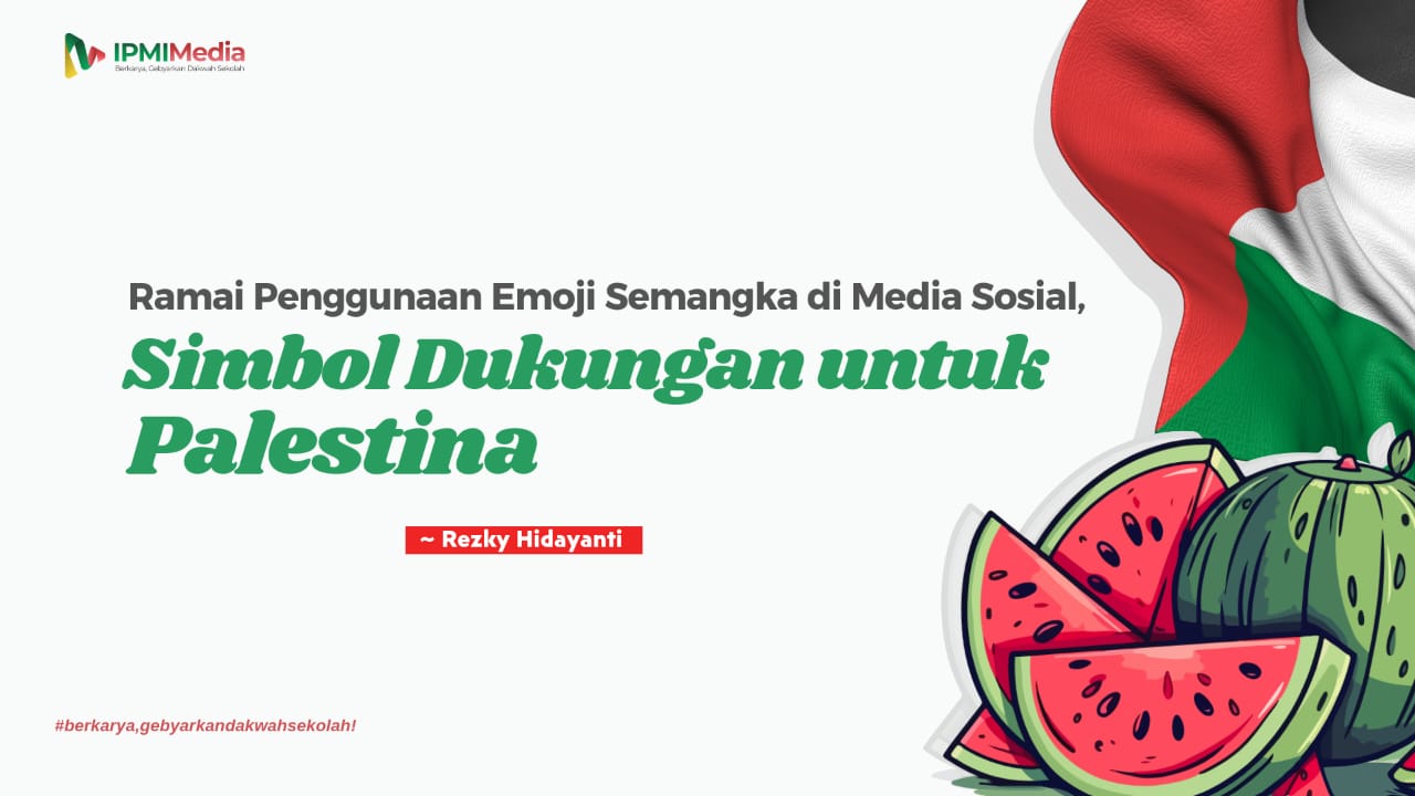 Ramai Penggunaan Emoji Semangka di Media Sosial, Simbol Dukungan untuk Palestina